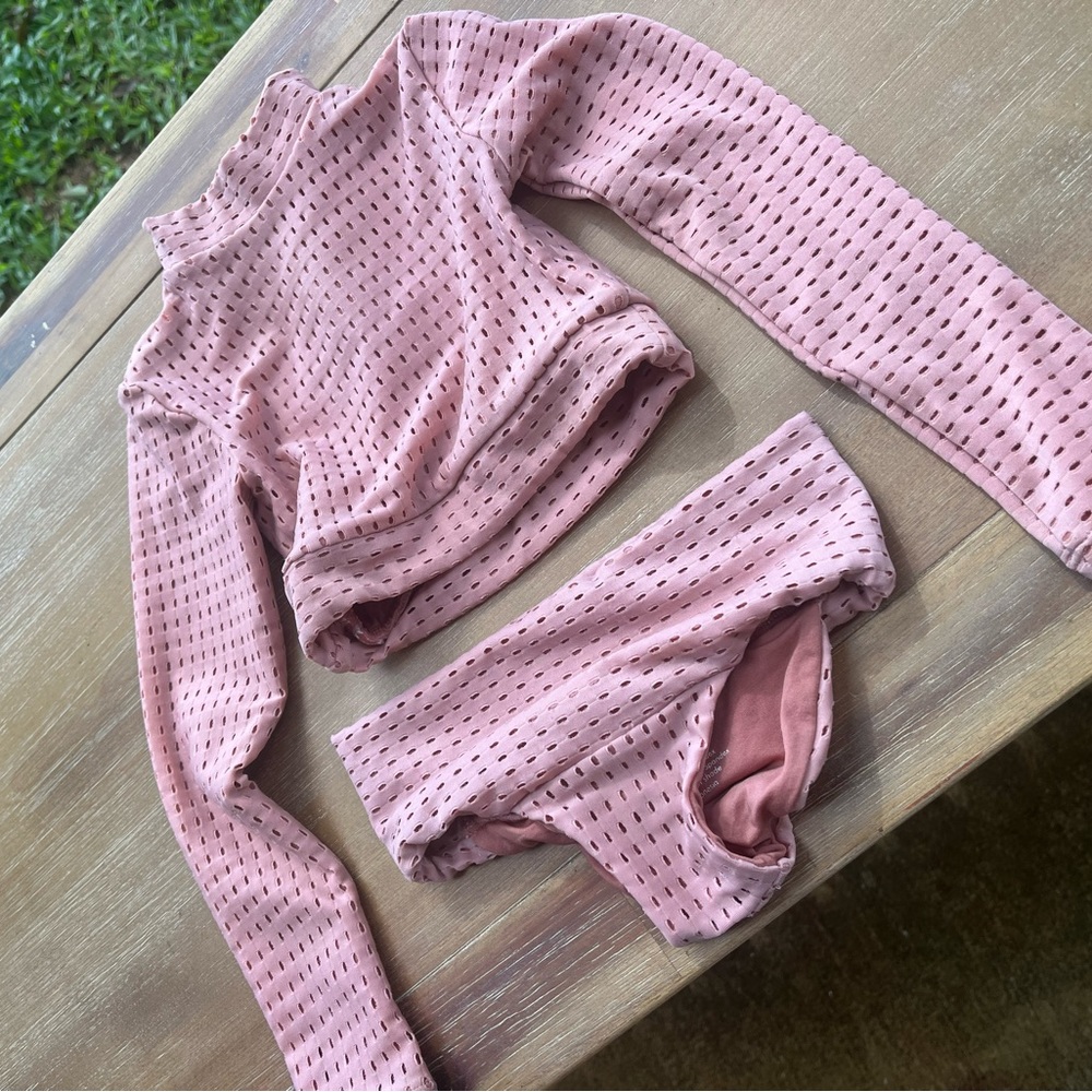 Baby Acacia Two Piece Swim Set in (Orchid?) Mesh